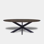 Tafel Ovaal Eikenhout  Matrix  180x90, Nieuw