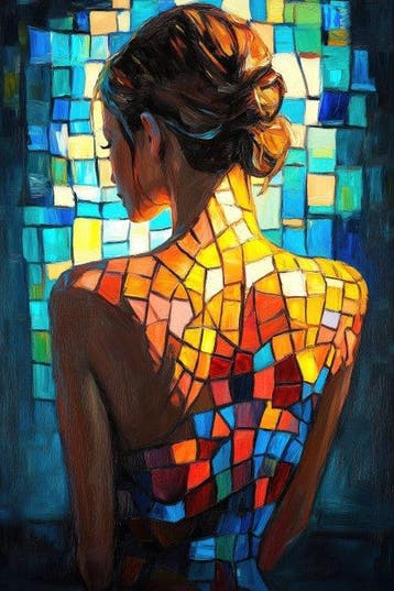 Iconica - Mosaic of Light - unique 1/1 XXL (150 x 100 cm)
