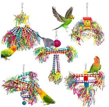 Set van 5 Vogel Versnipper Speelgoed voor Papegaaien, Verzenden, Nieuw