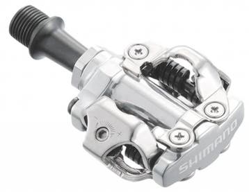 Pedaalset Shimano SPD M540 met plaatjes SM-SH51 - zilver, Verzenden, Nieuw