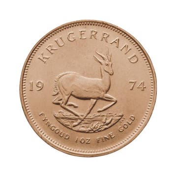 Aanbieding: Gouden Krugerrand munt 1 troy ounce, Verzenden