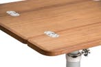 Teak kuiptafel - inklapbaar - teak fineer - 70 x 30/60 cm, Watersport en Boten, Accessoires en Onderhoud, Ophalen of Verzenden
