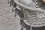 SUNS Nappa dining chair matt royal grey/mix macrame carbon, Ophalen of Verzenden, Nieuw