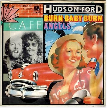 Single vinyl / 7 inch - Hudson-Ford - Burn Baby Burn, Verzenden, Zo goed als nieuw, 7 inch, Rock en Metal