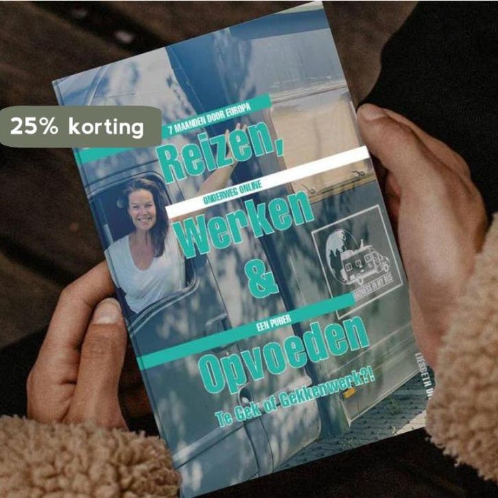 Liesbeth Uithol - Boek - Reizen, Werken & Opvoeden: Te Gek, Boeken, Hobby en Vrije tijd, Gelezen, Verzenden