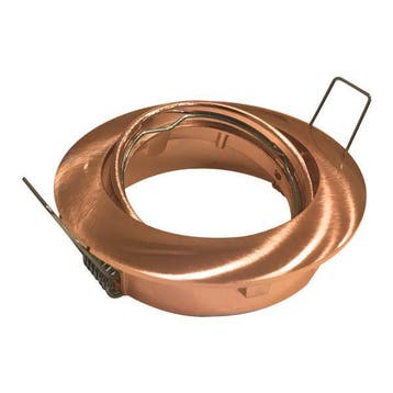 LED Spot Armatuur Kantelbaar | Ø75mm | Antiek koper, Ophalen of Verzenden, Nieuw, Plafondspot of Wandspot