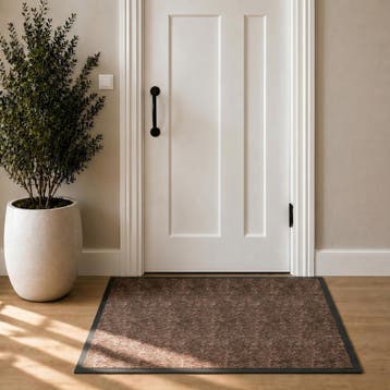 Schoonloopmat Future 90x120cm taupe, Verzenden, Nieuw