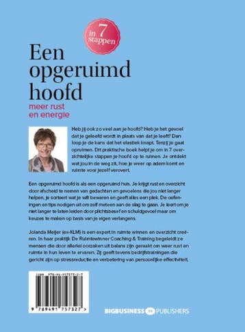 Een opgeruimd hoofd 9789491757327 Jolanda Meijer, Boeken, Verzenden, Zo goed als nieuw, Jolanda Meijer