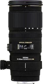Sigma 70-200 mm F2.8 APO DG EX HSM OS 77 mm filter (geschikt, Verzenden, Zo goed als nieuw, Telelens