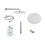 Sani Royal Inbouw Regendouche Chroom messing Rond, Nieuw