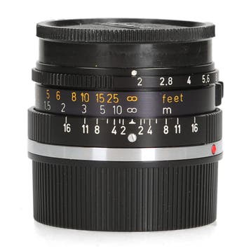 Leica 35mm f/2 Summicron (11309) - 1 jaar garantie, Audio, Tv en Foto, Fotografie | Lenzen en Objectieven, Ophalen of Verzenden