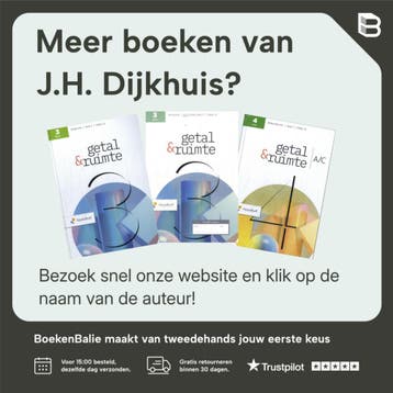 deel 1 vwo a/c / Getal & Ruimte / leerboek - J.H. Dijkhuis, Verzenden, Gelezen, J.H. Dijkhuis