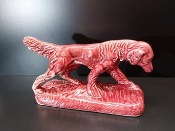 Saint Clement - Beeldje - Chien de chasse - Aardewerk, Antiek en Kunst