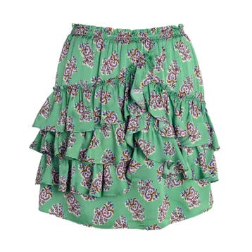 Bernice • groene mini rok • 34 (FR36), Verzenden, Nieuw, Maat 34 (XS) of kleiner, Groen