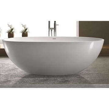 Vrijstaand Bad Luca Sanitair Vasca 180x80x60cm Solid Surface, Ophalen of Verzenden, Nieuw