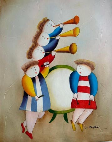 Roybal Joyce (1955 - ) - Les Enfants du Carnaval