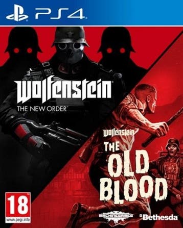 Wolfenstein: The New Order & The Old Blood Double Pack PS4, Spelcomputers en Games, Games | Sony PlayStation 4, 1 speler, Ophalen of Verzenden