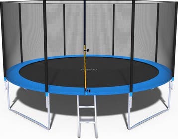 Trampoline 374cm | Met Net & Ladder | Nieuw | OP=OP, Ophalen of Verzenden, Nieuw