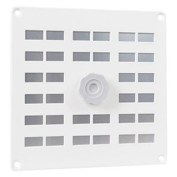 Schuifrooster | Starx | 200 x 200 mm (Draaiknop), Verzenden, Nieuw