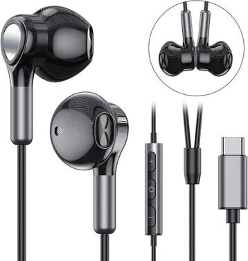 DrPhone Hi-Performance USB-C Hoofdtelefoon + HiFi Audio Kopt, Verzenden, Nieuw
