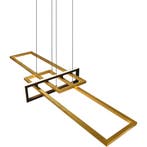 LED Hanglamp - Trion Salana - 34W - Warm Wit 3000K - Dimbaar, Ophalen of Verzenden, Nieuw, Metaal