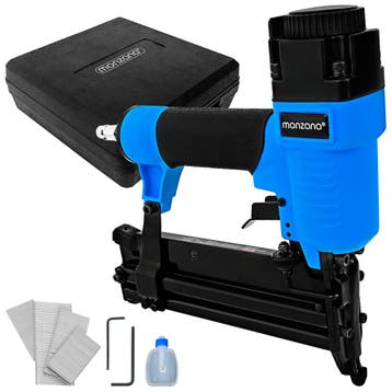 Niet- en Nagelspistool Blauw Zwart Perslucht (Tuinieren), Verzenden, Nieuw