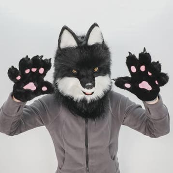 Realistisch Wolf Masker met Nepbont - Luxe Cosplay & Feest A, Verzenden, Nieuw