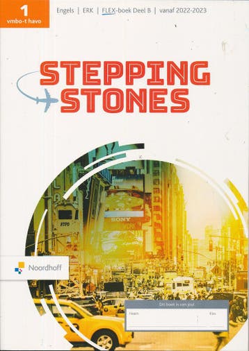 Stepping Stones 7e editie FLEX boek Deel 1 B VMBO-T/HAVO 978, Boeken, Schoolboeken, Verzenden, Nieuw