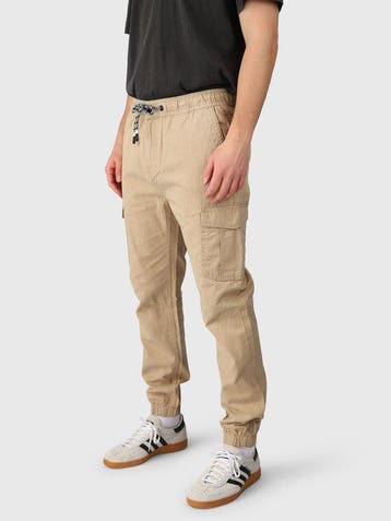 2dekans | Brunotti Lansons Cargo Broek Heren Ebony Sand Maat, Ophalen of Verzenden, Zo goed als nieuw, Maat 52/54 (L), Brunotti
