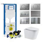Toiletset UP320 set 23 Turbo Flush Met Softclose Zitting Wit, Ophalen of Verzenden, Nieuw, Overige typen