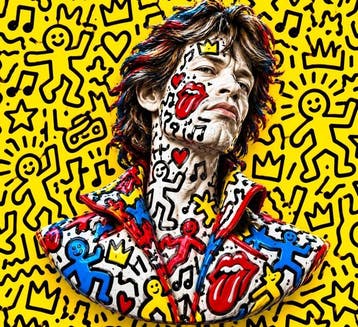 Jacon Art - Mick Jagger & Related - Jagger Rock in 3D - 1/7, Nieuw in verpakking