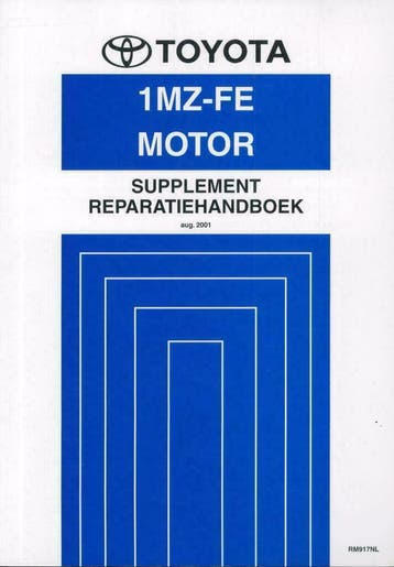 2001 Toyota Camry 1MZ-FE Motor Reparatiehandboek Supplement, Verzenden