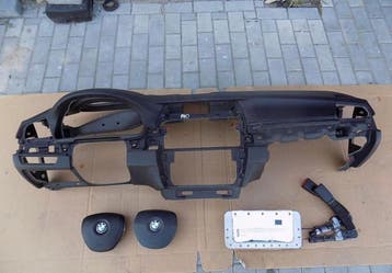 BMW 5 F10 Dashboard set met airbags,gordels – auto onderdele, Auto-onderdelen, Dashboard en Schakelaars, Verzenden, Gebruikt, BMW