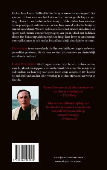 De affaire 9789023482802 James Patterson, Verzenden, Gelezen, James Patterson