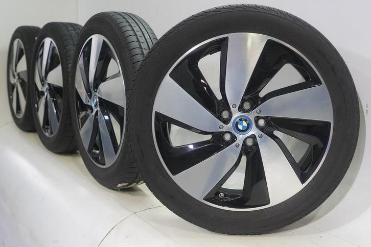 BMW i3 I01 429 19 inch velgen Bridgestone Zomerbanden Origin, Auto-onderdelen, Banden en Velgen, Velg(en), Gebruikt, 19 inch, Zomerbanden