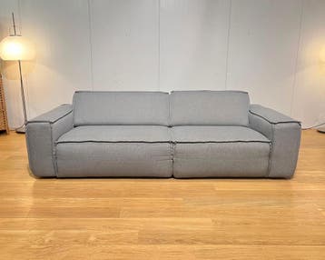 Fest Amsterdam 3-Zits Bank Kvadrat Lichtgrijs Nieuwstaat, Design Bankstellen Fest Amsterdam, 100 tot 125 cm, Driepersoons, Ophalen of Verzenden