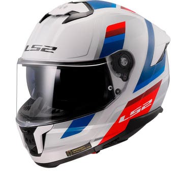 LS2 FF808 STREAM II VINTAGE Wit Blauw Rood-06 Integraalhelm, Integraalhelm, Nieuw met kaartje, Overige merken, Heren