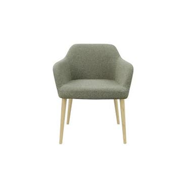(MDK-107619) CS Lola vierpoots stoel hout – lage kuip | z., Huis en Inrichting, Fauteuils, Ophalen of Verzenden, Nieuw