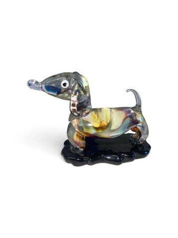 sculptuur, Bassotto - 12 cm - Glas - 2026