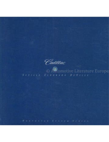 1997 CADILLAC PROGRAMMA BROCHURE ENGELS (USA), Nieuw, Author