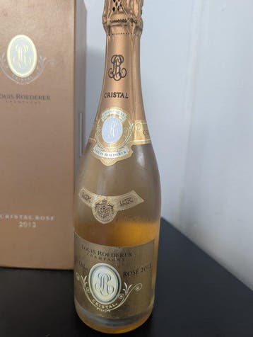 2013 Louis Roederer, Cristal Rose - Champagne Brut - 1 Fles, Verzamelen, Nieuw