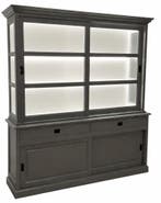 Buffetkast grijs Putten 200 x 220cm ledstrips verlichting, Ophalen of Verzenden, Nieuw