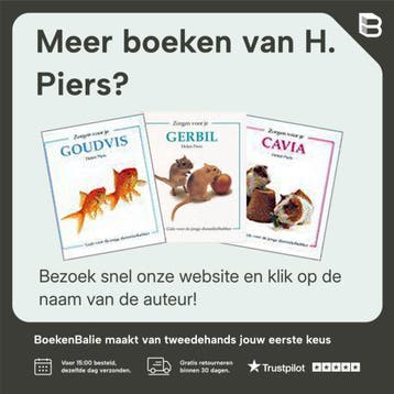 Zorgen voor je grasparkiet - H. Piers 9789068222234, Verzenden, Gelezen, H. Piers