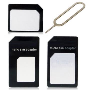Nano sim adapter 4 in 1, Verzenden, Nieuw