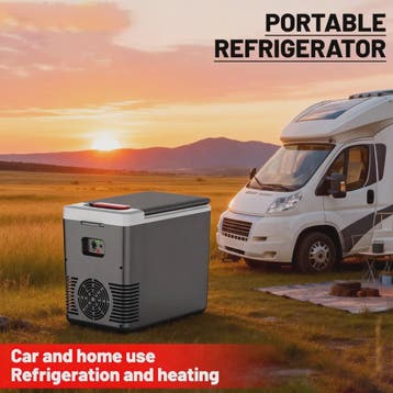 Draagbare Mini Koelkast 10L - 12V Auto & 220V Huis - Koelen, Witgoed en Apparatuur, Koelkasten en IJskasten, Verzenden, Nieuw