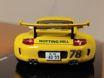 IXO 1:43 - Model sportwagen - Porsche Rauh Welt RWB 997 Geel, Nieuw