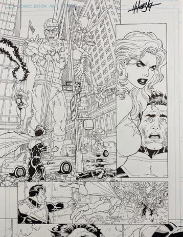 Original Comic Art - The Superiors #1 - Page #5 - Clint, Verzenden, Nieuw