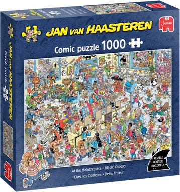 Jan van Haasteren - Bij de Kapper Puzzel (1000 stukjes) |, Verzenden, Nieuw