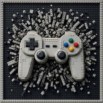daveY - Fragmented Play: Lego PS1 Controller, Nieuw