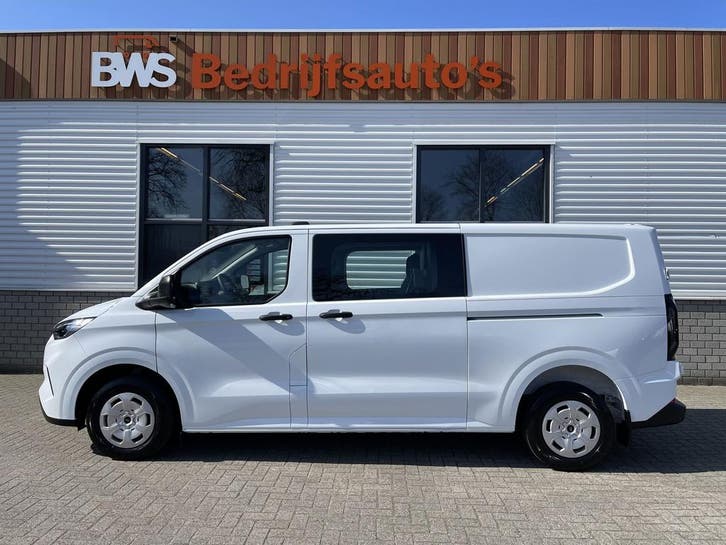 Ford - Transit Custom - Bestelbus dubbele cabine - 320 2.0, Auto's, Bestelauto's, Handgeschakeld, Diesel, Wit, Ford, Ophalen of Verzenden